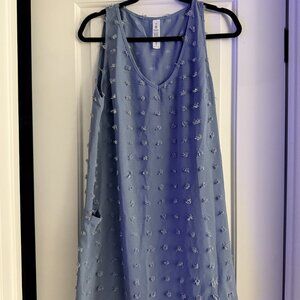 Blue Bathing Suit Cover Up Size M